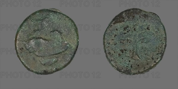 Coin Depicting Pegasus, about 400/310 BC, Greek, minted in Skepsis, Troad, Ancient Greece, Bronze, Diam. 1.4 cm, 2.06 g