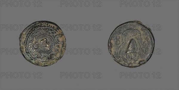 Coin Depicting the Goddess Artemis, 286/220 BC, Greek, Ancient Greece, Bronze, Diam. 1.7 cm, 4 g