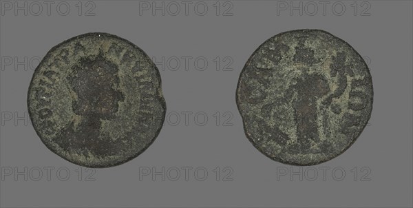 Coin Depicting the Empress Tranquillina, AD 238/244, Roman, Ancient Greece, Bronze, Diam. 2.1 cm, 4.03 g