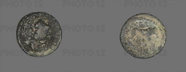 Coin Depicting a Lion, AD 193/211, Roman, Roman Empire, Bronze, Diam. 1.4 cm, 1.12 g