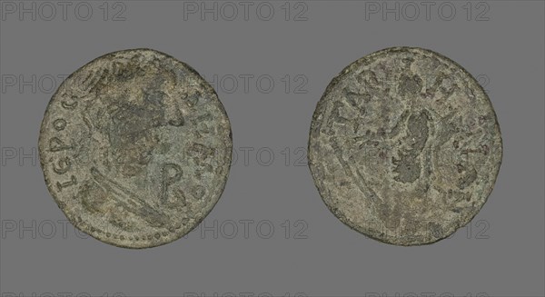 Coin Depicting Populus Romanus, AD 79/81 or AD 211/217, Roman, Roman Empire, Bronze, Diam. 2.3 cm, 4.62 g