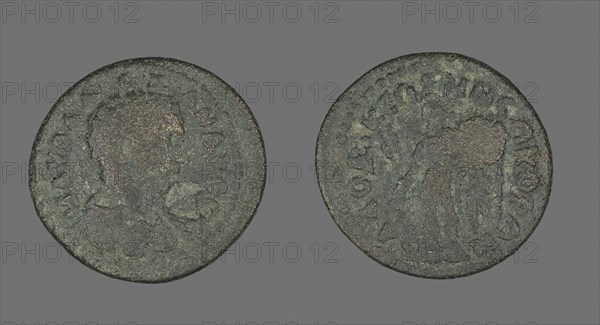Coin Portraying the Emperor Severus Alexander, before AD 222, Roman, Roman Empire, Bronze, Diam. 2.4 cm, 5.00 g