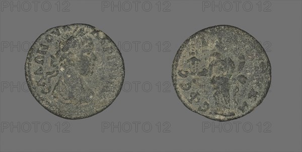 Coin Depicting Bust, about AD 257/60, Roman, Roman Empire, Bronze, Diam. 2.1 cm, 4.35 g