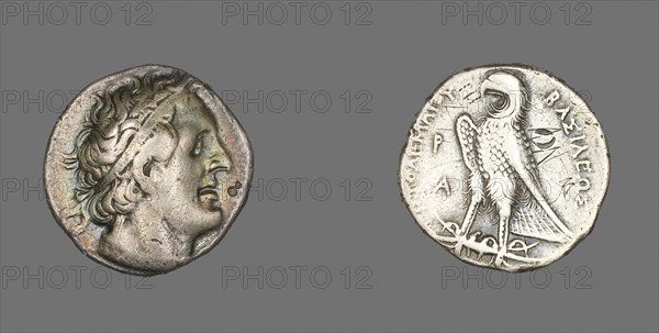 Tetradrachm (Coin) Portraying King Ptolemy I, 367/284 BC, Greco-Egyptian, Ancient Mediterranean, Silver, Diam. 2.6 cm, 13.80 g