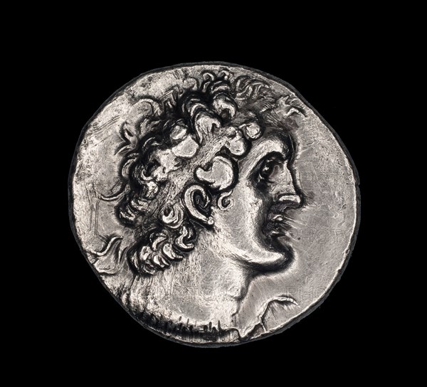 Tetradrachm (Coin) Portraying Ptolemy VIII Euergetes, 146/145 BC, Reign of Ptolemy VIII Euergetes (146–116 BC), Greco-Egyptian, Egypt, Silver, Diam. 2.7 cm, 13.91 g