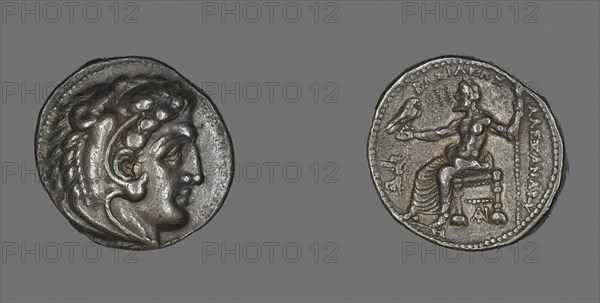 Tetradrachm (Coin) Portraying Alexander the Great, 336/323 BC, Greek, Roman Empire, Silver, Diam. 2.7 cm, 17.13 g