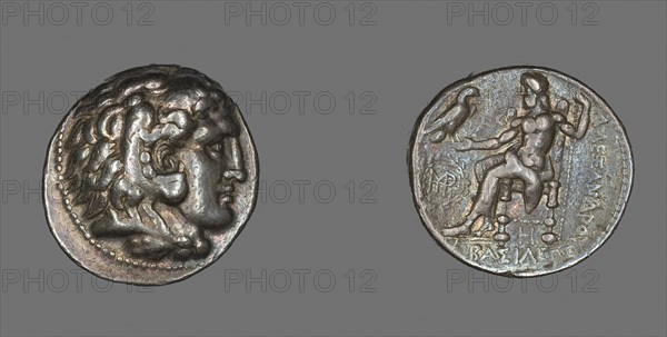 Tetradrachm (Coin) Portraying Alexander the Great, 356/323 BC, Greek, Roman Empire, Silver, Diam. 2.8 cm, 17.03 g