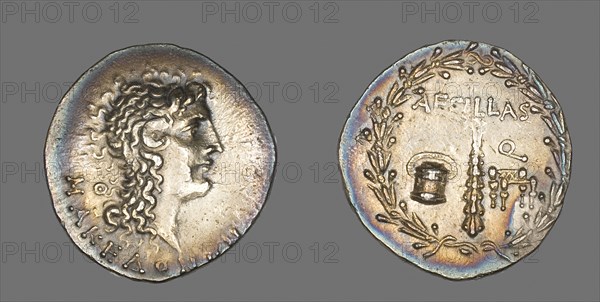Tetradrachm (Coin) Portraying Alexander the Great, 92/88 BC, Roman, minted in Thessalonike, Roman Empire, Silver, Diam. 3.2 cm, 16.61 g