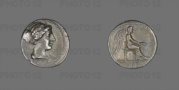 Quinarius (Coin) Depicting Liberty, 89 BC, Roman, Roman Empire, Silver, Diam. 1.8 cm, 3.91 g