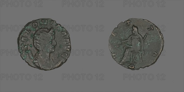 Antoninianus (Coin) Portraying Empress Cornelia Salonina, AD 260/268, Roman, minted in Rome, Roman Empire, Billon, Diam. 1.9 cm, 2.55 g