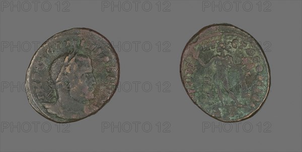Follis (Coin) Portraying Emperor Licinius, AD 314/315, Roman, minted in Rome, Roman Empire, Bronze, Diam. 2.2 cm, 3.67 g
