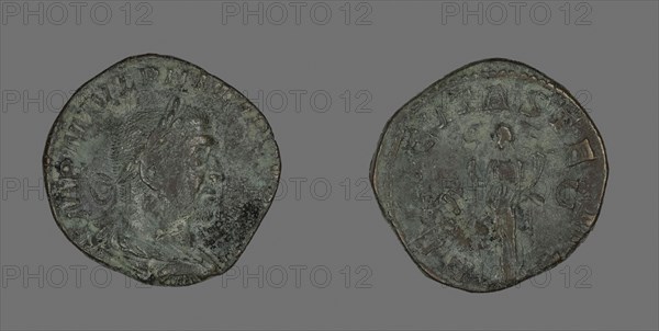 Coin Portraying Philip the Arab, AD 244/249, Roman, Roman Empire, Bronze, Diam. 2.9 cm, 18.40 g
