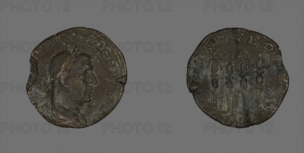 Coin Portraying Philip the Arab, AD 244/249, Roman, Roman Empire, Bronze, Diam. 2.8 cm, 14.81 g