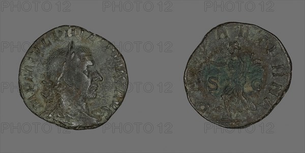 Sestertius (Coin) Portraying Philip the Arab, AD 244/249, Roman, Roman Empire, Bronze, DIam. 2.9 cm, 18.64 g