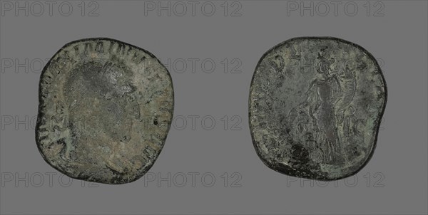 Sestertius (Coin) Portraying Emperor Maximinus, AD 235/236, Roman, minted in Rome, Roman Empire, Bronze, Diam. 2.9 cm, 16.91 g