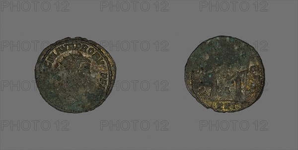 Antoninianus (Coin) Portraying Emperor Probus, AD 276/282, Roman, minted in Antioch, Roman Empire, Billon, Diam. 2.2 cm, 3.82 g