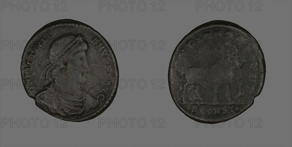 Base (Coin) Portraying Emperor Julianus, AD 360/363, Roman, minted in Aries, Roman Empire, Bronze, Diam. 2.9 cm, 7.24 g