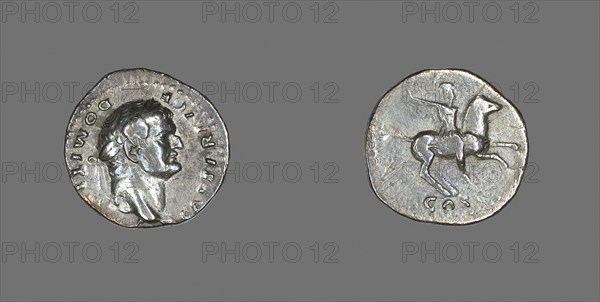 Denarius (Coin) Portraying Emperor Domitian, AD 77/78, Roman, minted in Rome, Roman Empire, Silver, Diam. 1.8 cm, 3.24 g