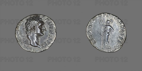 Denarius (Coin) Portraying Emperor Domitian, AD 93/94, Roman, minted in Rome, Roman Empire, Silver, Diam. 1.9 cm, 2.88 g