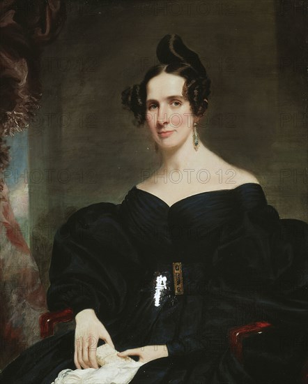 Mrs. James Mackie, 1830/40, Samuel Lovett Waldo, American, 1783–1861, William Jewett, American, 1792–1874, United States, Oil on canvas, 92.1 × 73.7 cm (36 1/4 × 29 in.)