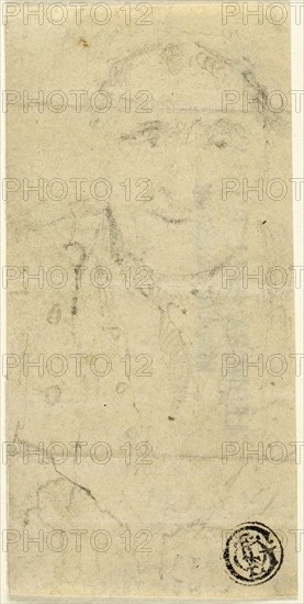 Portrait of a Man, n.d., John Sell Cotman, English, 1782-1842, England, Graphite on cream wove paper, 96 × 46 mm