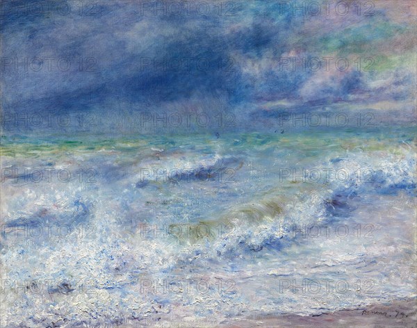 Seascape, 1879, Pierre-Auguste Renoir, French, 1841-1919, France, Oil on canvas, 72.6 × 91.6 cm (28 1/2 × 36 in.)