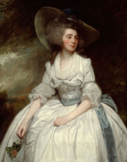 Mrs. Francis Russell, 1785/87, George Romney, British, 1734-1802, England, Oil on canvas, 127.6 × 101.9 cm (50 1/4 × 40 1/4 in.)