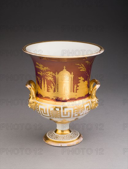 Urn, 1805/10, England, Staffordshire, Staffordshire, Lead-glazed earthenware with lustre decoration, H. 18.4 cm (7 1/4 in.)