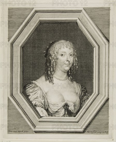 Anne-Sophie Herbert, Comtess de Carnarvon, n.d., Jean Morin, French, c. 1590-1650, France, Engraving on paper, 313 × 253 mm (plate), 320 × 260 mm (sheet)
