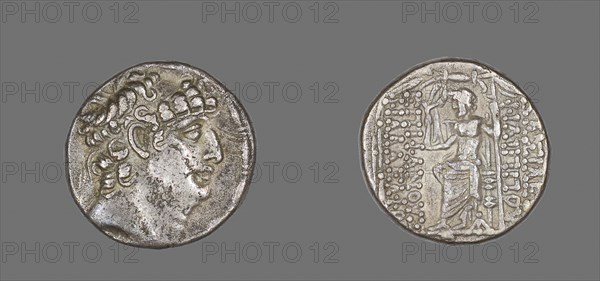 Tetradrachm (Coin) Portraying Philip Philadelphus, 92/83 BC, Greek, Macedonia, Silver, Diam. 2.5 cm, 15.66 g