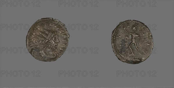 Coin Portraying Emperor Victorian I, AD 265/267, Roman, Roman Empire, Bronze, Diam. 2.1 cm, 2.99 g