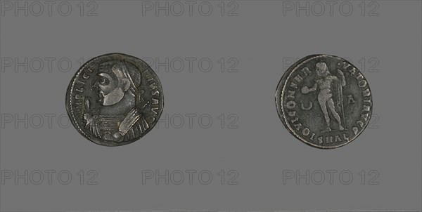 Coin Portraying Emperor Licinius, AD 307/324, Roman, Roman Empire, Bronze, Diam. 1.9 cm, 3.10 g