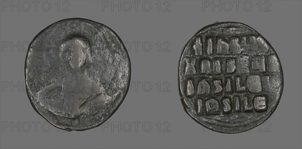 Anonymous Follis (Coin), AD 976/1028, attributed to Basil II and Constantine VIII, Byzantine, Istanbul, Bronze, Diam. 3 cm, 12.16 g