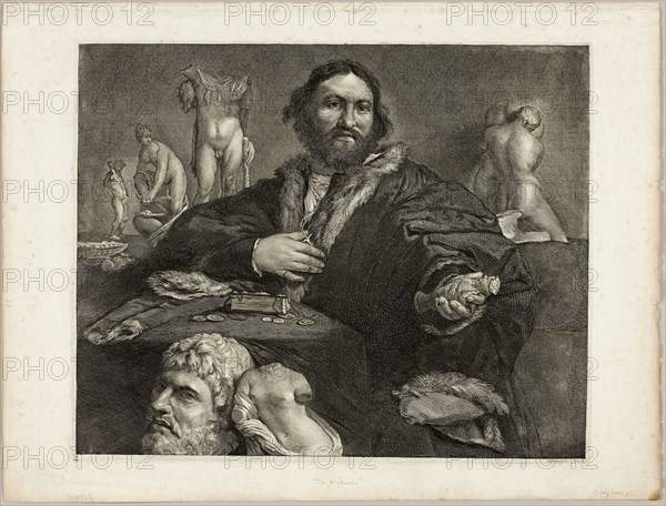 The Virtuoso, n.d., Cornelis Visscher (Dutch, c. 1629-1658), after Correggio (Italian, c. 1489-1534), Holland, Engraving on paper
