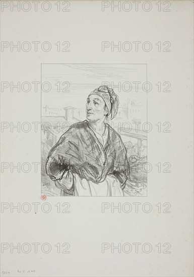 Masks and faces: Women afraid of a glass of wine…, 1857–58, Paul Gavarni, French, 1804-1866, France, Lithograph in black on ivory wove paper, 202 × 162 mm (image), 423 × 300 mm (sheet), Untitled, 1849/60, English, England, Albumen print, from the "Untitled Album