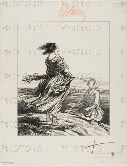 An Activist, from Les Femmes Socialistes, 1849, Honoré Victorin Daumier, French, 1808-1879, France, Lithograph on white wove paper, 246 × 199 mm (image), 357 × 273 mm (sheet), Origen’s Peri Archon, or First Principles, translated by Rufinus, 1470/80 (17th century binding), Italian (Florence), decorations related to the work of Francesco d’Antonio del Chierico (Italian, 1433-1484), text by Origen, or Origen Adamantius (Greek, 185-254 A.D.), translation from the Greek to Latin by Rufinus (Italian, 344 or 345-410 A.D.), Italy, Manuscript with 174 folios, decorations in tempera and gold leaf, and latin inscriptions in humanistica rotunda, in brown black ink, ruled in silverpoint, with red and blue ink, on parchment, bound in limp vellum (missing two leather ties) with gilded and stamped edges, 320 x 220 mm