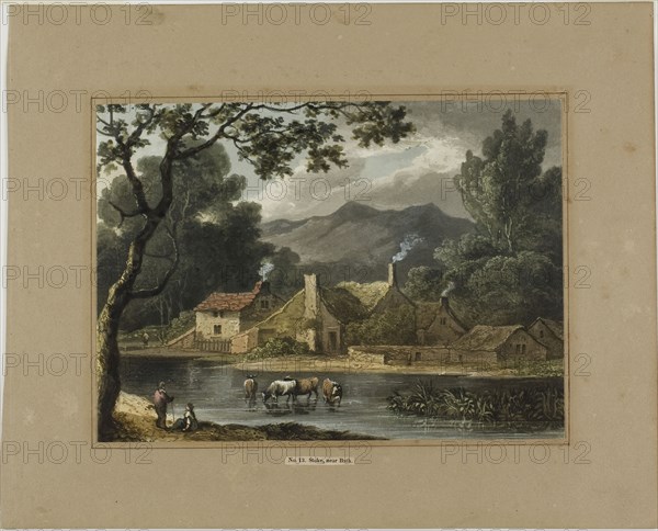 Stoke, near Bath, n.d., Joseph Barker, English, 1782-1809, United Kingdom, Aquatint on paper, 159 x 218