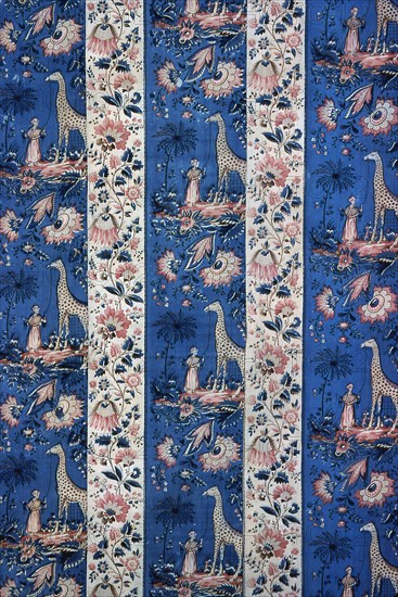 Panel (Furnishing Fabric), 1800/50, England, Cotton, plain weave, printed, 227.2 × 152.8 cm (89 1/2 × 60 1/8 in.)