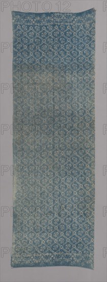 Panel, 18th century, France, Cotton, plain weave, resist printed, 295.2 × 95.3 cm (116 1/4 × 37 1/2 in.)