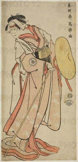 The actor Iwai Hanshiro IV as Otoma, 1794, Toshusai Sharaku ??? ??, Japanese, active 1794-95, Japan, Color woodblock print, hosoban, 30.4 x 14.6 cm