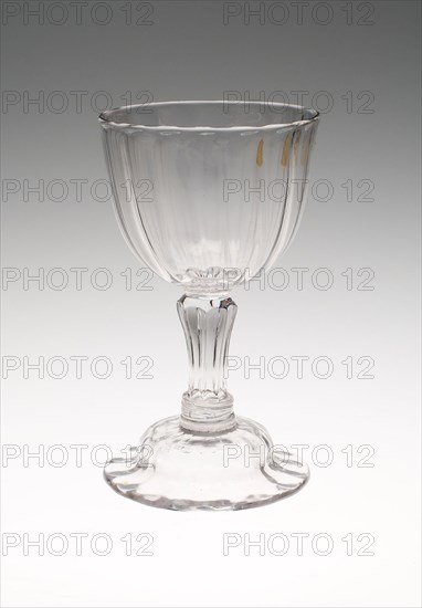 Goblet, c. 1740, England, Glass, 17 × 10.2 cm (6 11/16 × 4 in.)