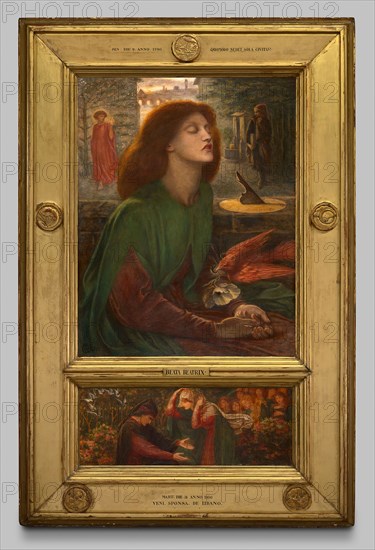 Beata Beatrix, 1871/72, Dante Gabriel Rossetti, English, 1828-1882, England, Oil on canvas, 87.5 × 69.3 cm (34 7/16 × 27 1/4 in.)