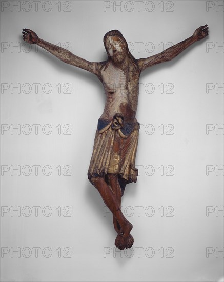 Corpus of Christ, 13th century, Spanish, Catalonia, Catalonia, Wood with traces of polychromy, 201.9 × 165.1 cm (79 1/2 × 65 in.)