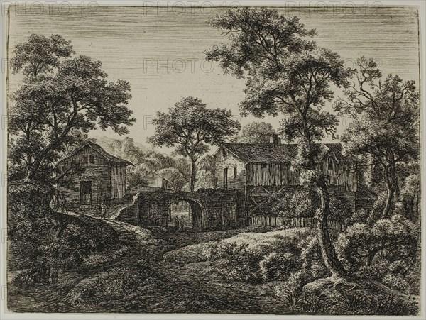 The Great Gate, n.d., Anthoni Waterlo, Dutch, 1609-1690, Holland, Etching on paper, 153 x 206 mm (image), 155 x 207 mm (sheet)