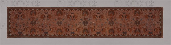 Shoulder Cloth (Selendang), Late 19th century, Indonesia, Central Java, Java, Cotton, plain weave, hand-drawn wax resist dyed (batik tulis), 256.6 x 52 cm (101 x 20 1/2 in.)