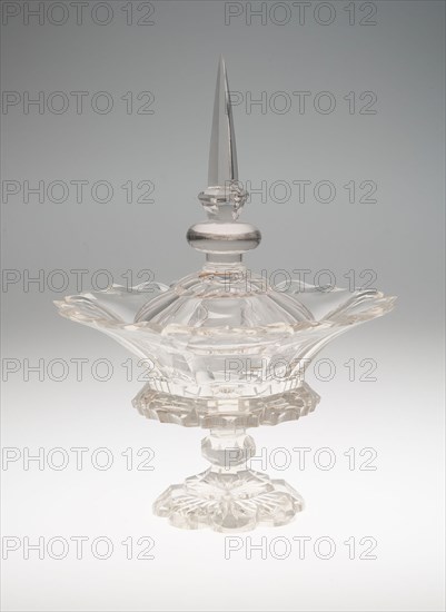 Antique Dessert Service, c. 1850, England, Bristol, Bristol, Glass, See individual records