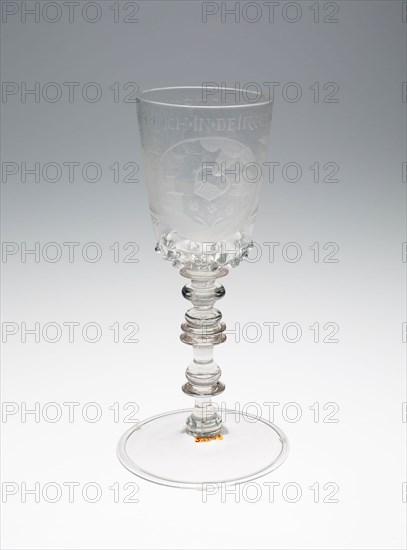 Goblet, c. 1740, Germany, Nuremberg, Nuremberg, Glass, 24.1 x 8.3 cm (9 1/2 x 3 1/4 in.)