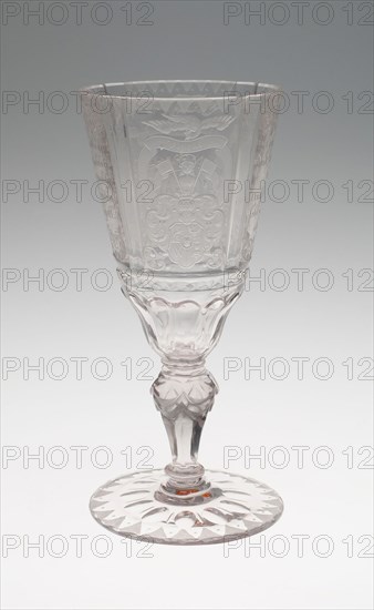 Goblet, c. 1730, Germany, Schleswig, Schleswig, Glass, 18.3 x 8.4 cm (7 3/16 x 3 5/16 in.)