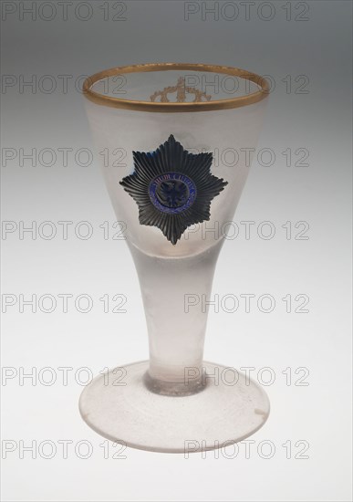 Goblet with Cover, c. 1730, Germany, Potsdam or Zechlin, Potsdam, Glass, H. 31.8 cm (12 1/2 in.)