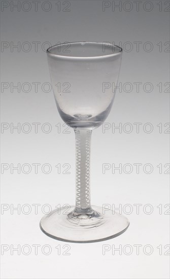Wine Glass, Mid 18th century, England or Netherlands, England, Glass, 15.1 × 5.9 cm (5 15/16 × 2 5/16 in.)